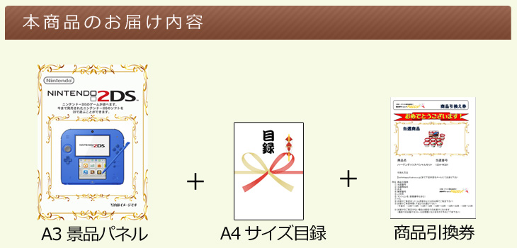 ニンテンドー2DSお届け内容