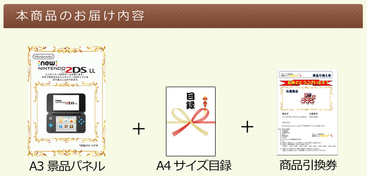 ニンテンドー2DSお届け内容