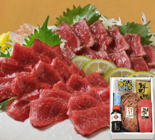 熊本 千興ファーム 馬刺しとたたきセット