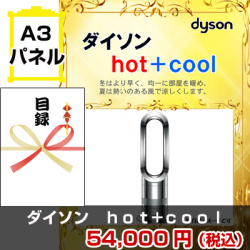 ダイソン テーブルファン 景品パネル&引換券付き目録