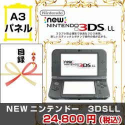 NEW ニンテンドー3DSLL 景品パネル&引換券付き目録