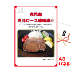 九州選べるご当地グルメB 景品パネル＆引換券付き目録