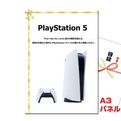 Play Station 4 500G 景品パネル&引換券付き目録